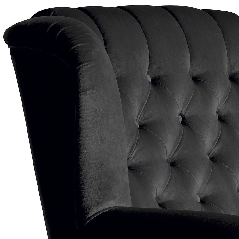 Chesterfield Polstersessel Vinessia mit Federkern Sitz 44 cm Sitzhöhe