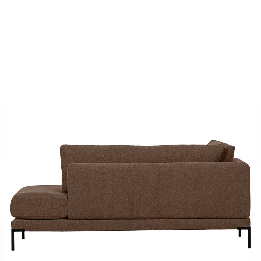 Chaiselongue Lehne links Rio in Braun - Modulsofa Element