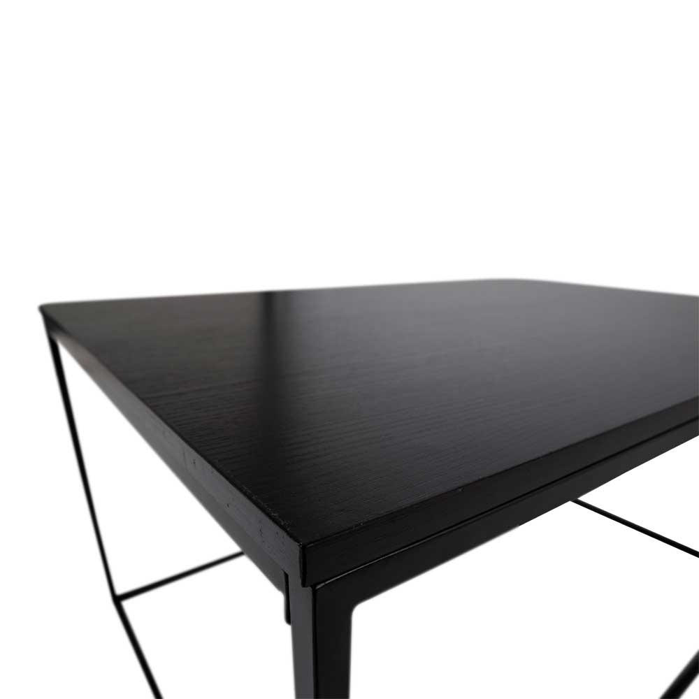 Sofatisch Crayoda in Schwarz 90 cm breit