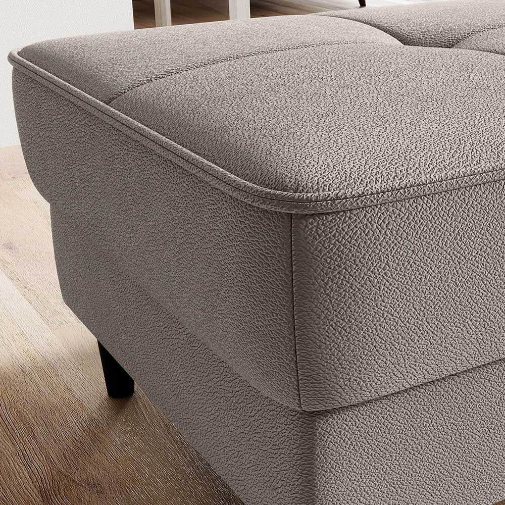 Hocker Capio mit Truhe aus Strukturstoff