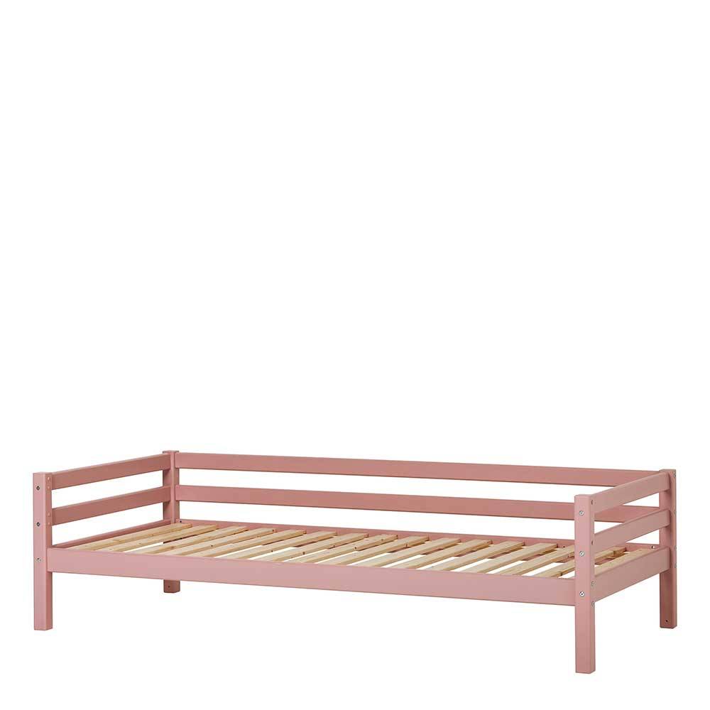 Kinder Einzelbett Eglesio in Rosa 208 cm tief