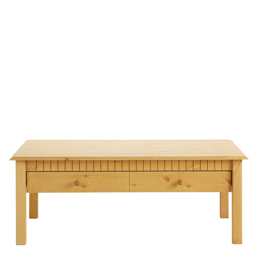 Couchtisch Reclas aus Kiefer Massivholz 110 cm breit