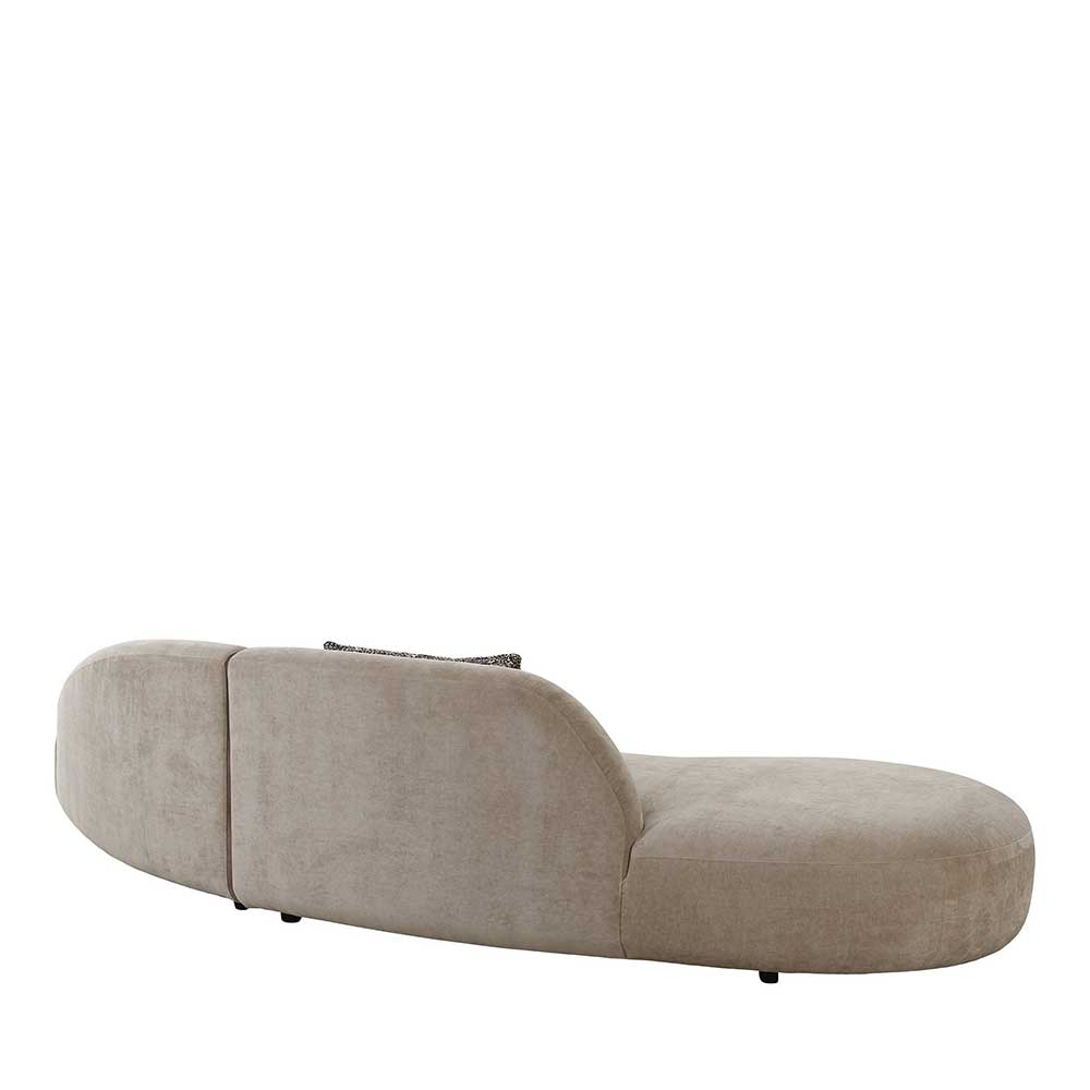 Sofa Blondago aus Chenillegewebe in modernem Design