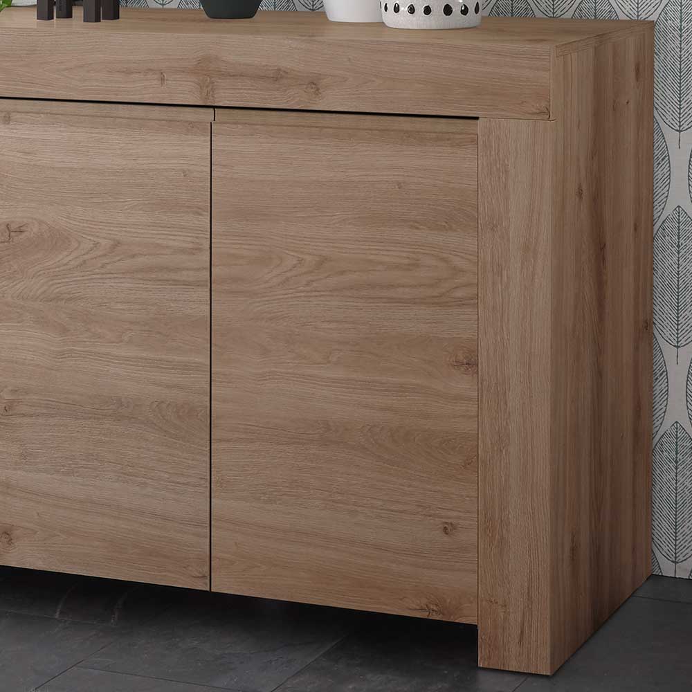 Sideboard Wandy in Eichefarben mit 3 Türen