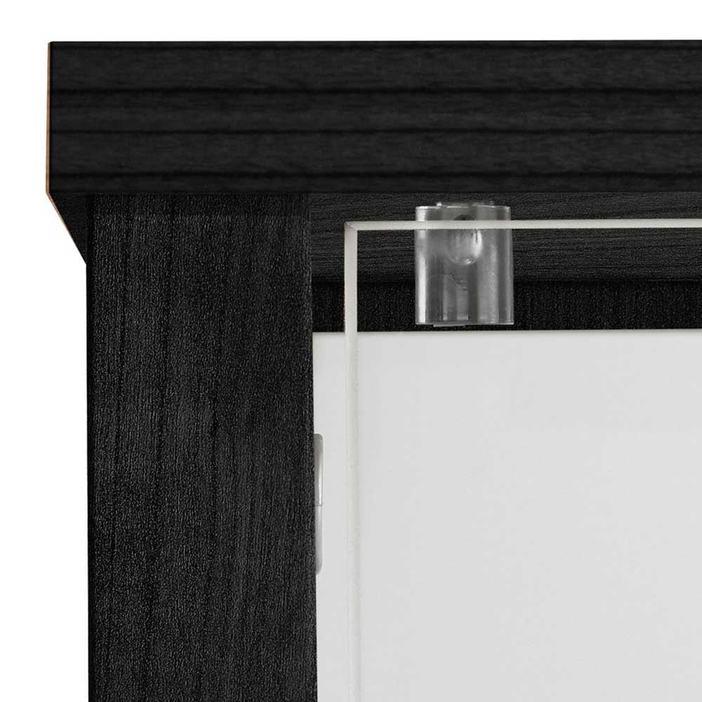 Vitrinenschrank Glamoura in Schwarz Made in Germany