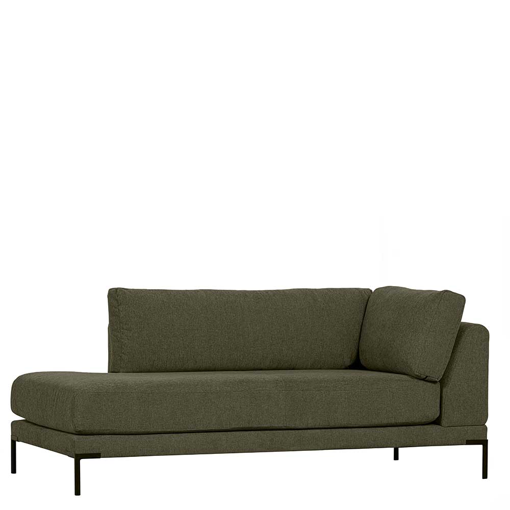 Modulare Sofa Chaiselongue Skaceto in Dunkelgrün Lehne rechts