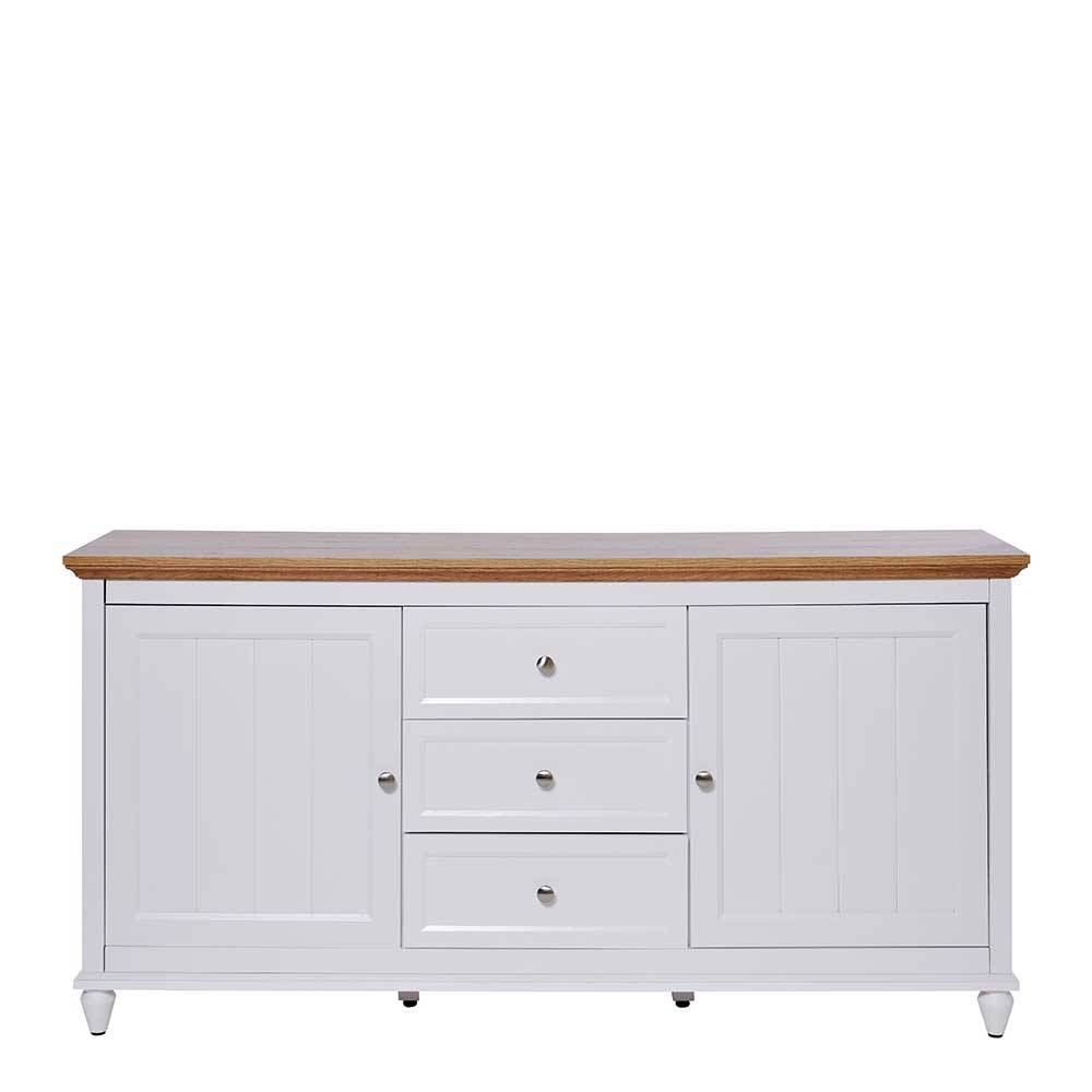 Sideboard Ossana mit drei Schubladen im Landhausstil