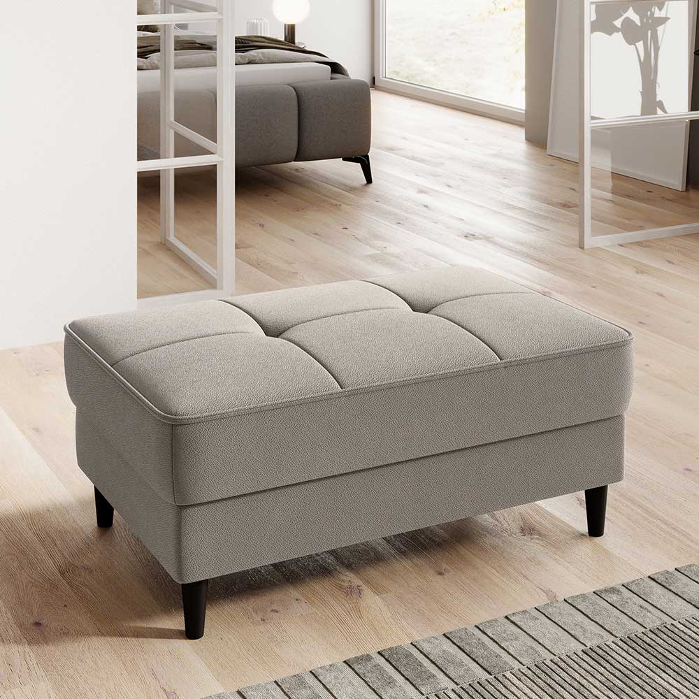 Hocker Capio mit Truhe aus Strukturstoff