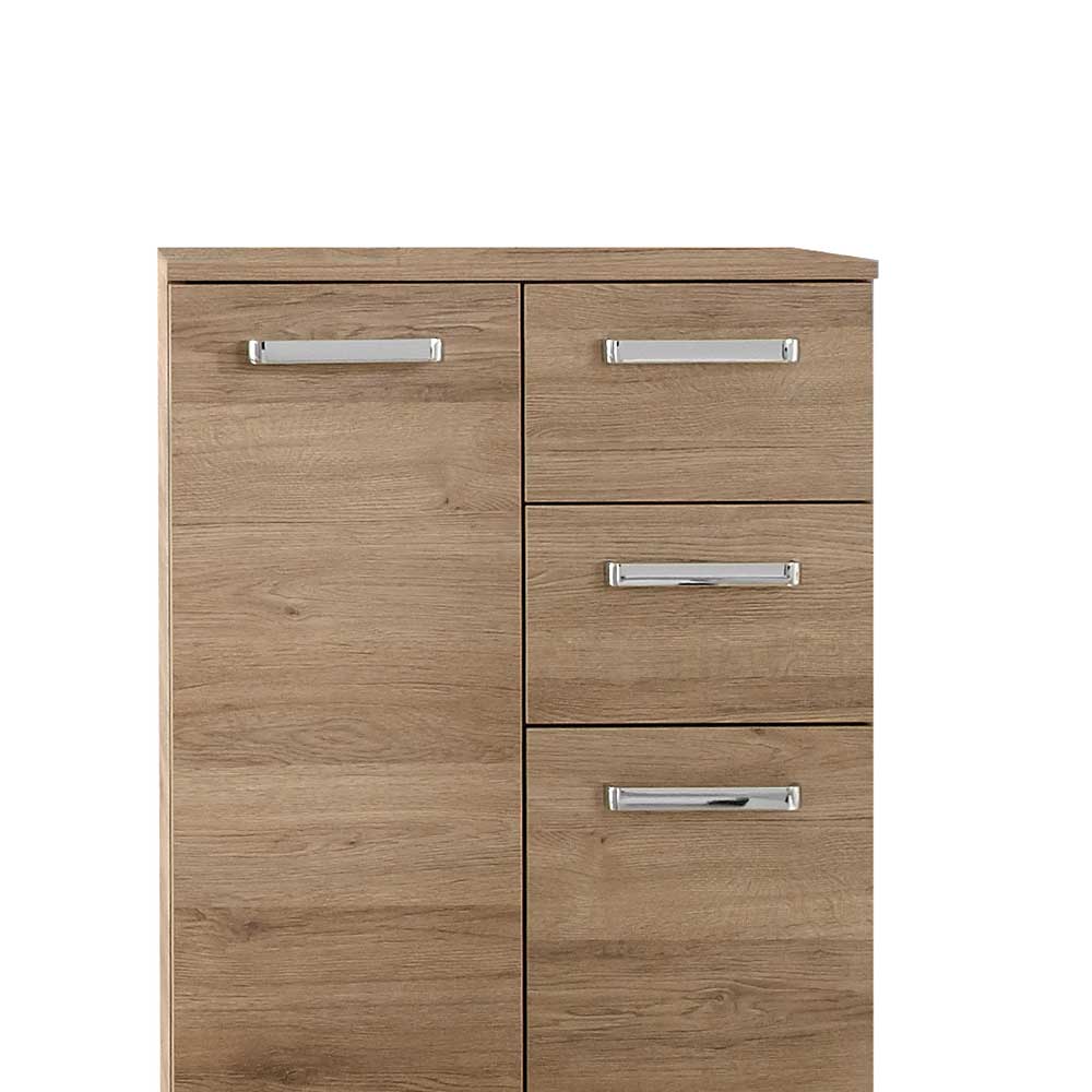 Badschrank Jacquelina in Eiche San Remo 101 cm hoch