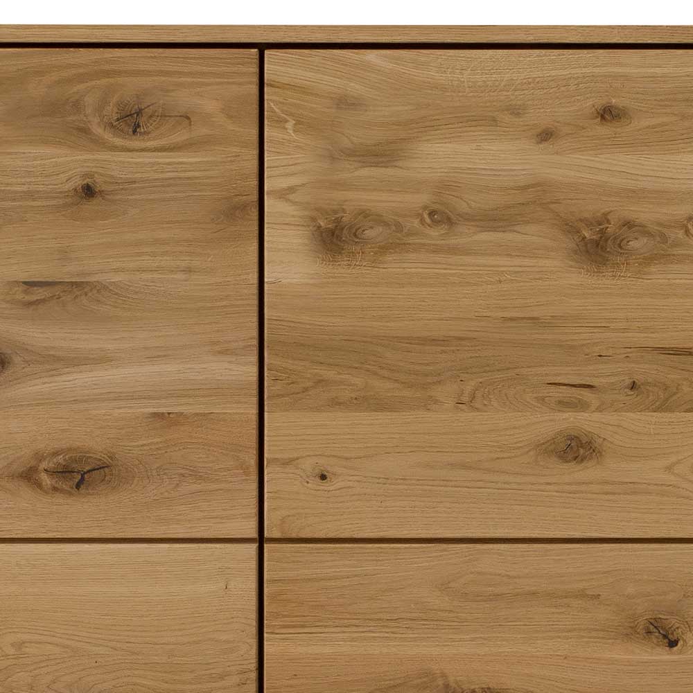 Massivholzschrank Klever aus Wildeiche 145 cm hoch