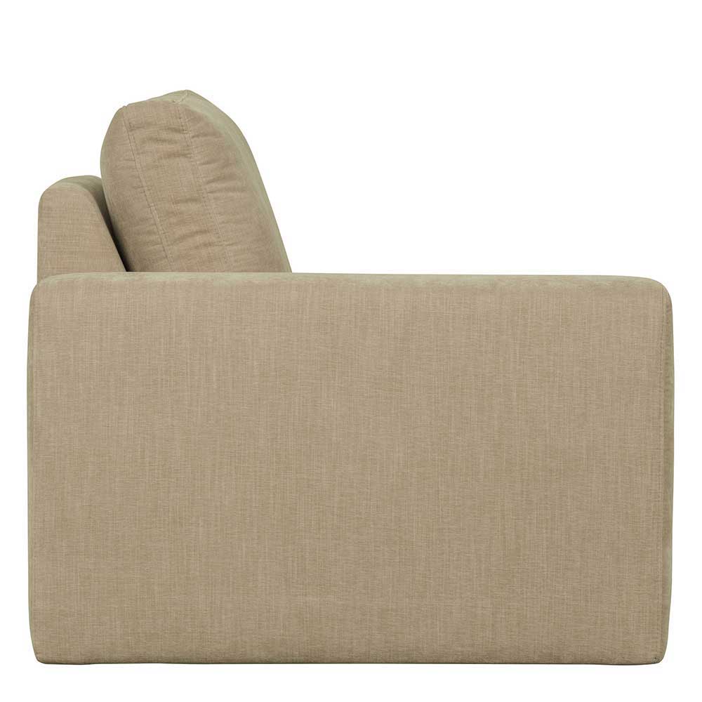 Zweisitzer Modulsofa Pilamonia in Beige - Rücken echt bezogen