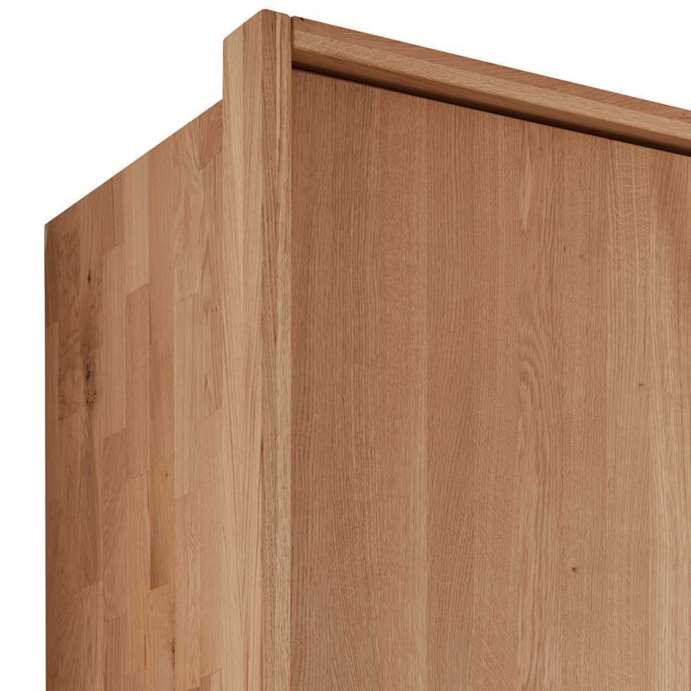 Schlafzimmerschrank Viando aus Wildeiche Massivholz in modernem Design