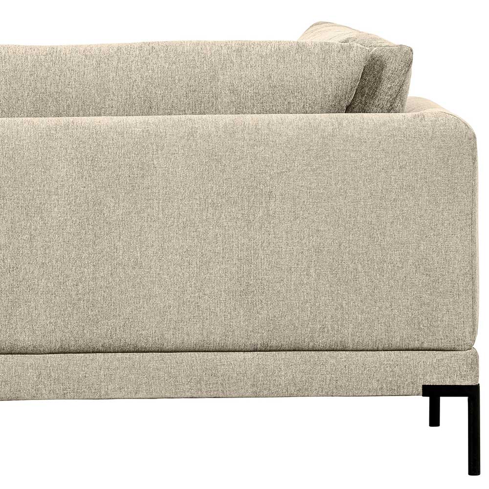 Lounge Element Chaiselongue Beige Imdyano 200 cm breit Lehne links