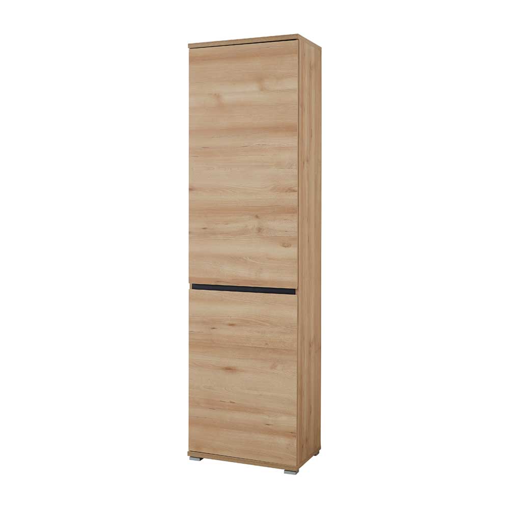 Garderobenschrank Lunira in Buche 200 cm hoch