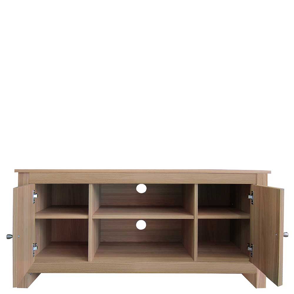 TV Schrank Xelinas in Eichefarben 120 cm breit