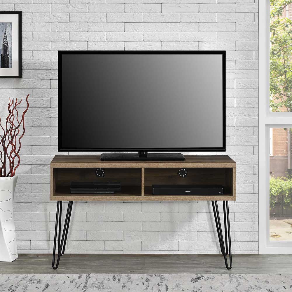 TV Board Fabric mit Metall Hairpin Gestell in modernem Design