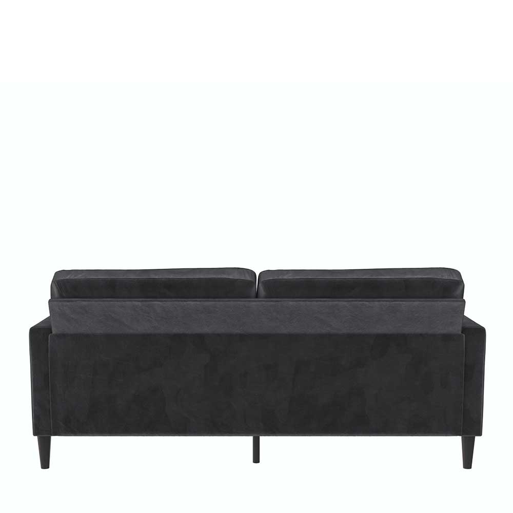 Dunkelgraues Wohnzimmer Sofa Contreros in modernem Design 188 cm breit