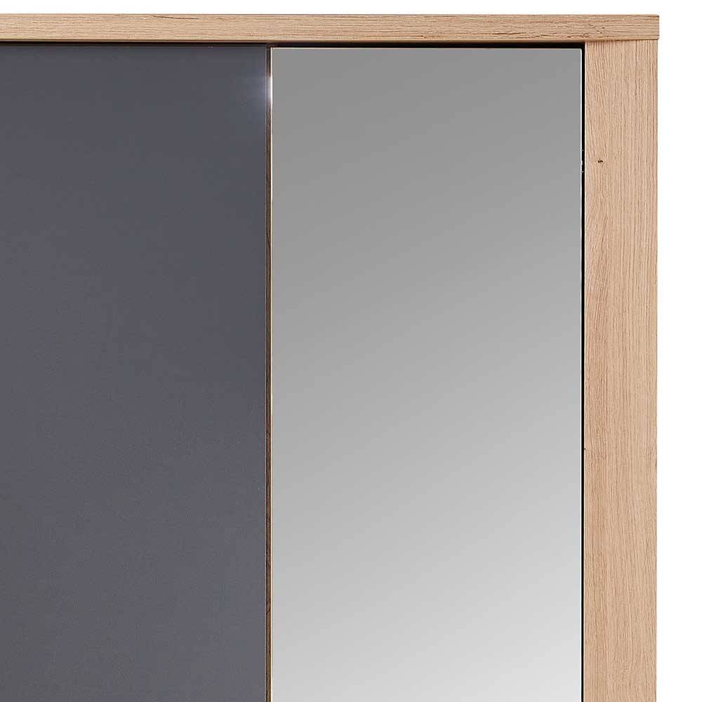 Garderobenschrank Barossio mit Spiegeltür 193 cm hoch