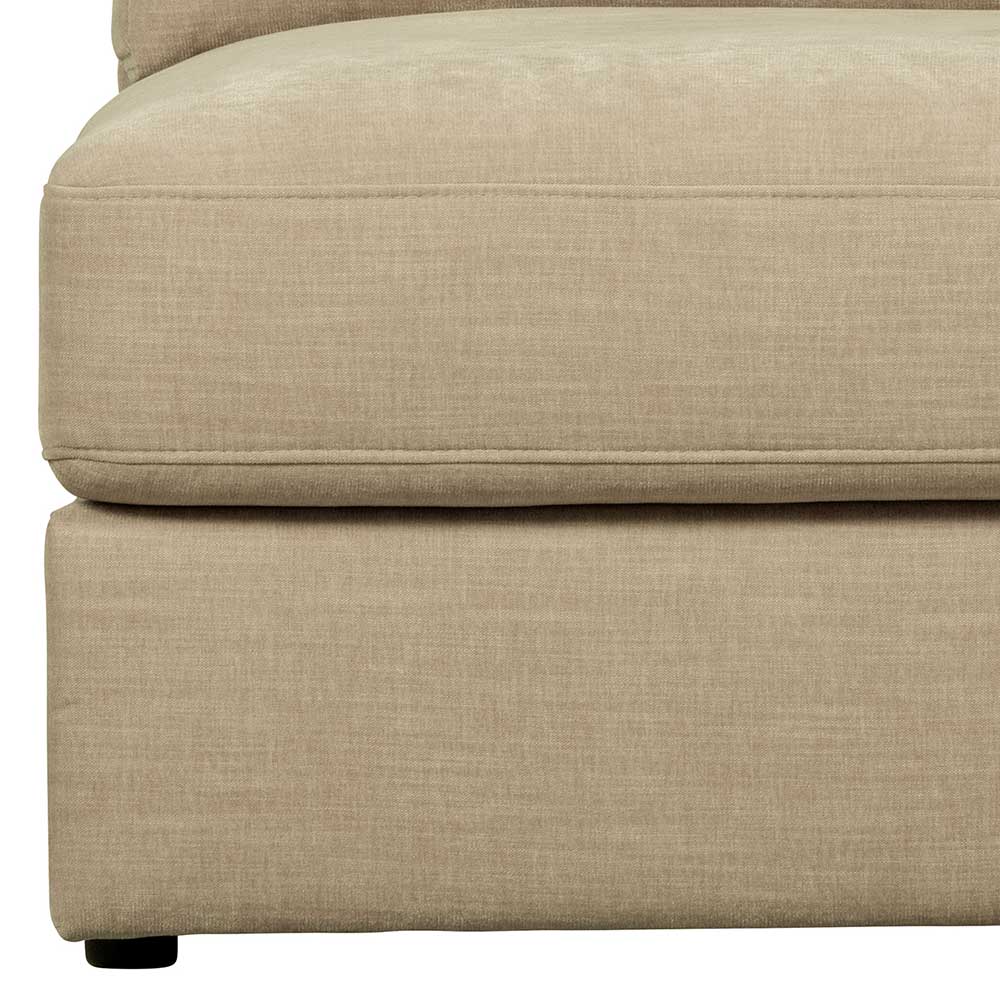 Einsitzer Couch Pilamonia in Beige Modulsofa Element