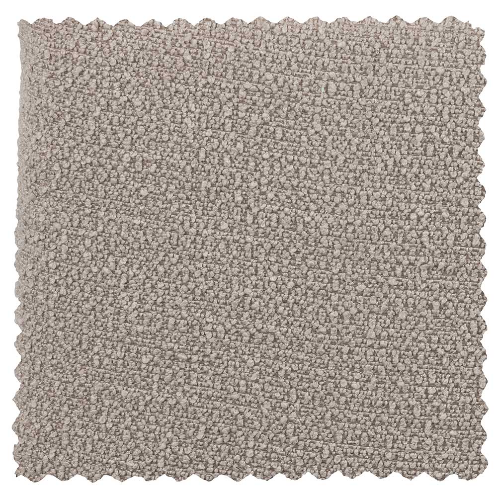 Drehbarer Stuhl Season aus Boucle Stoff mit Gestell aus Metall