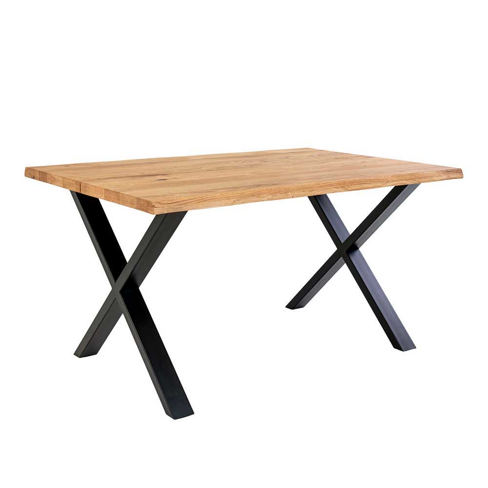 Moderne Sitzgruppe Oltervas 140 cm Tisch 4 Stühle (fünfteilig)