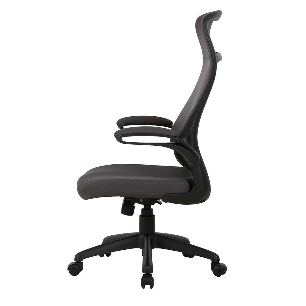 Ergonomischer Bürostuhl Martinique in Grau mit höhenverstellbarem Sitz