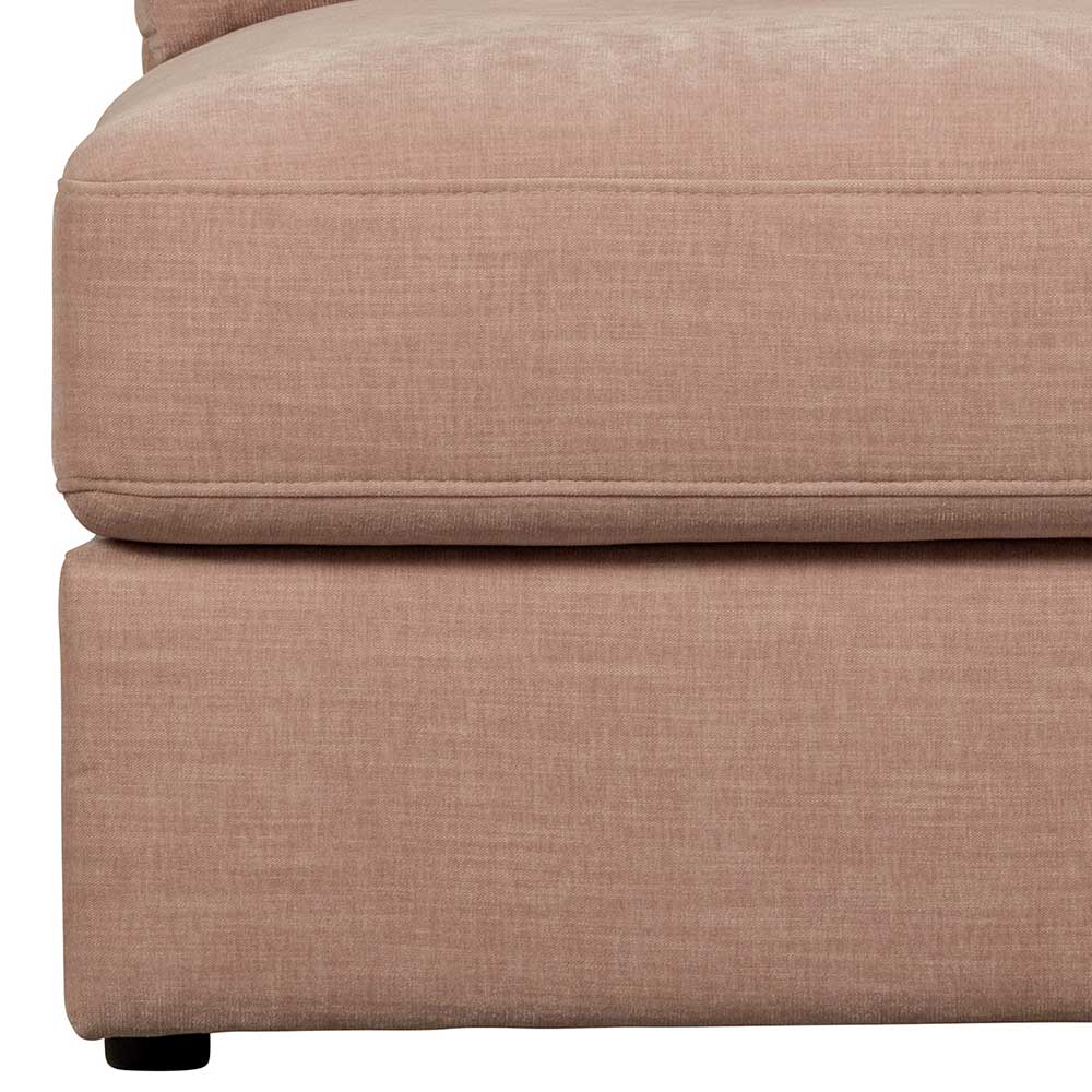 Moderne Modulsofa Element Couch Oktamian in Rosa Einsitzer