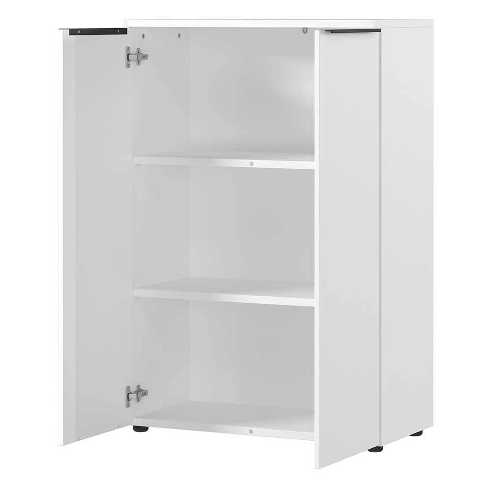 Made in Germany Aktenschrank Kalastania 120 cm hoch in Weiß