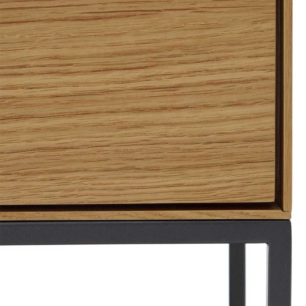 Großes Highboard Zoryac in modernem Design - Eichefarben