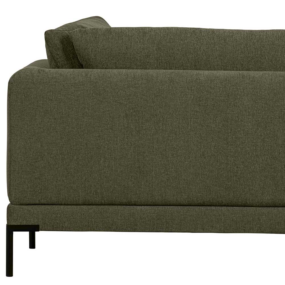 Modulare Sofa Chaiselongue Skaceto in Dunkelgrün Lehne rechts