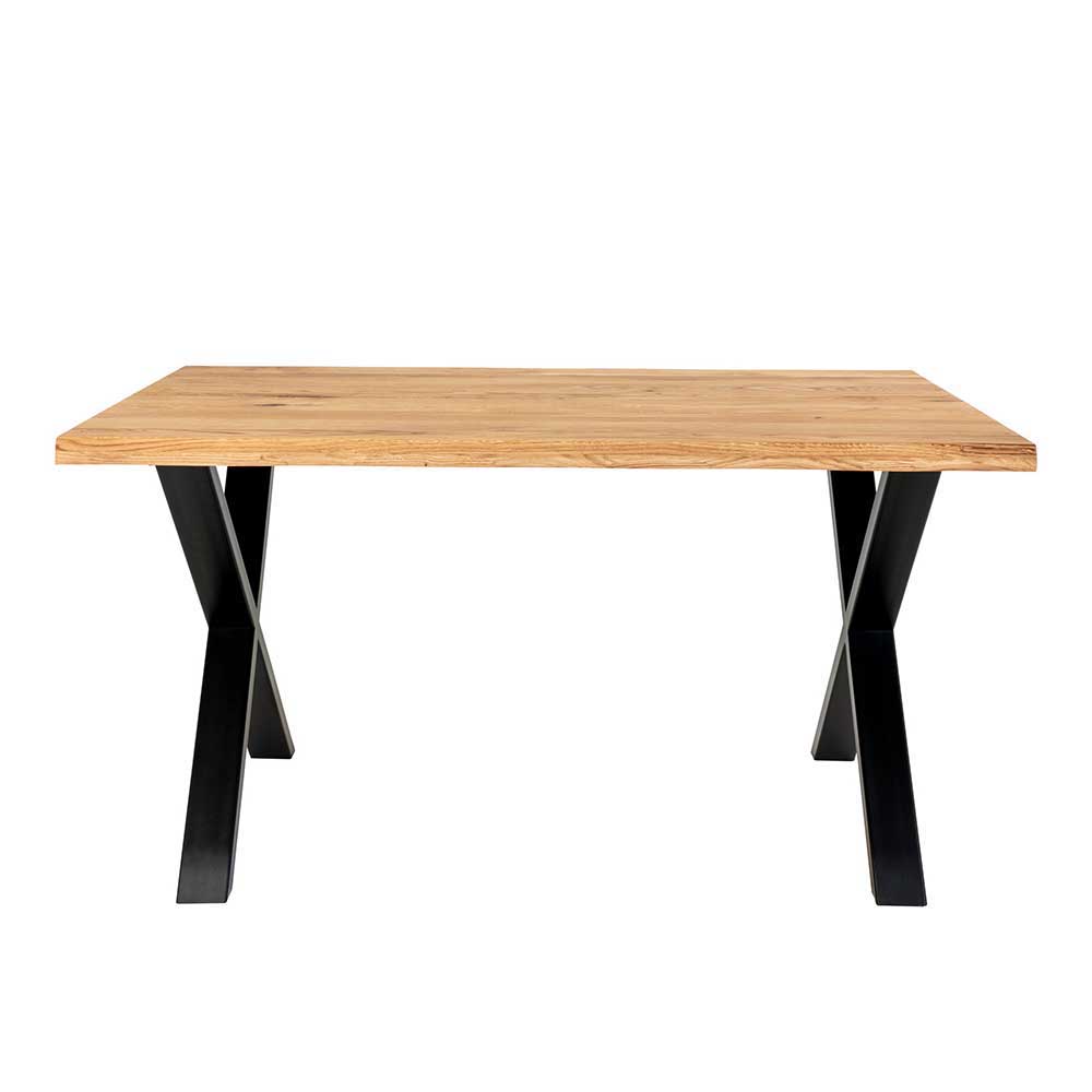 Moderne Sitzgruppe Oltervas 140 cm Tisch 4 Stühle (fünfteilig)