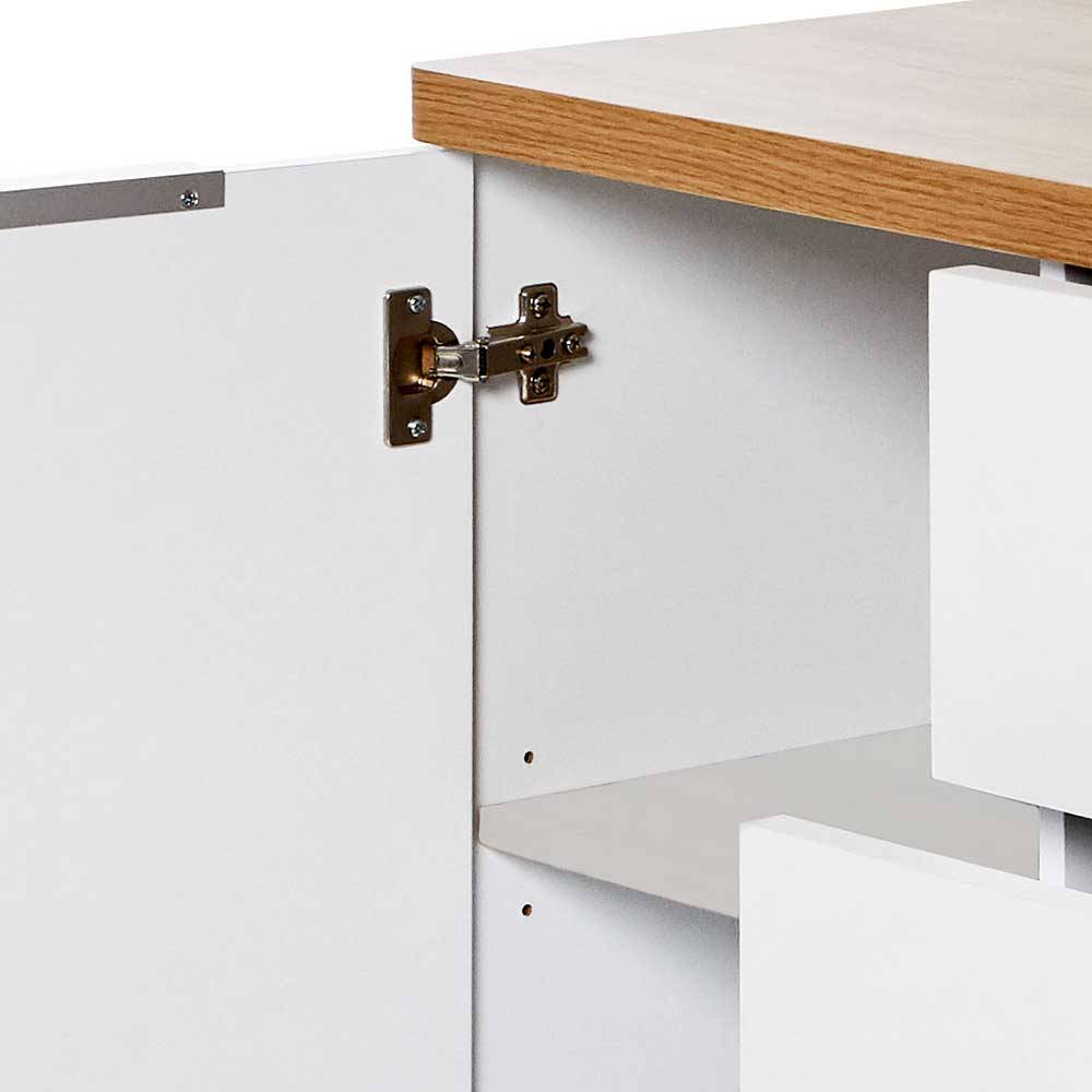 Sideboard Skandi Hajelua mit drei Schubladen und einer Tür