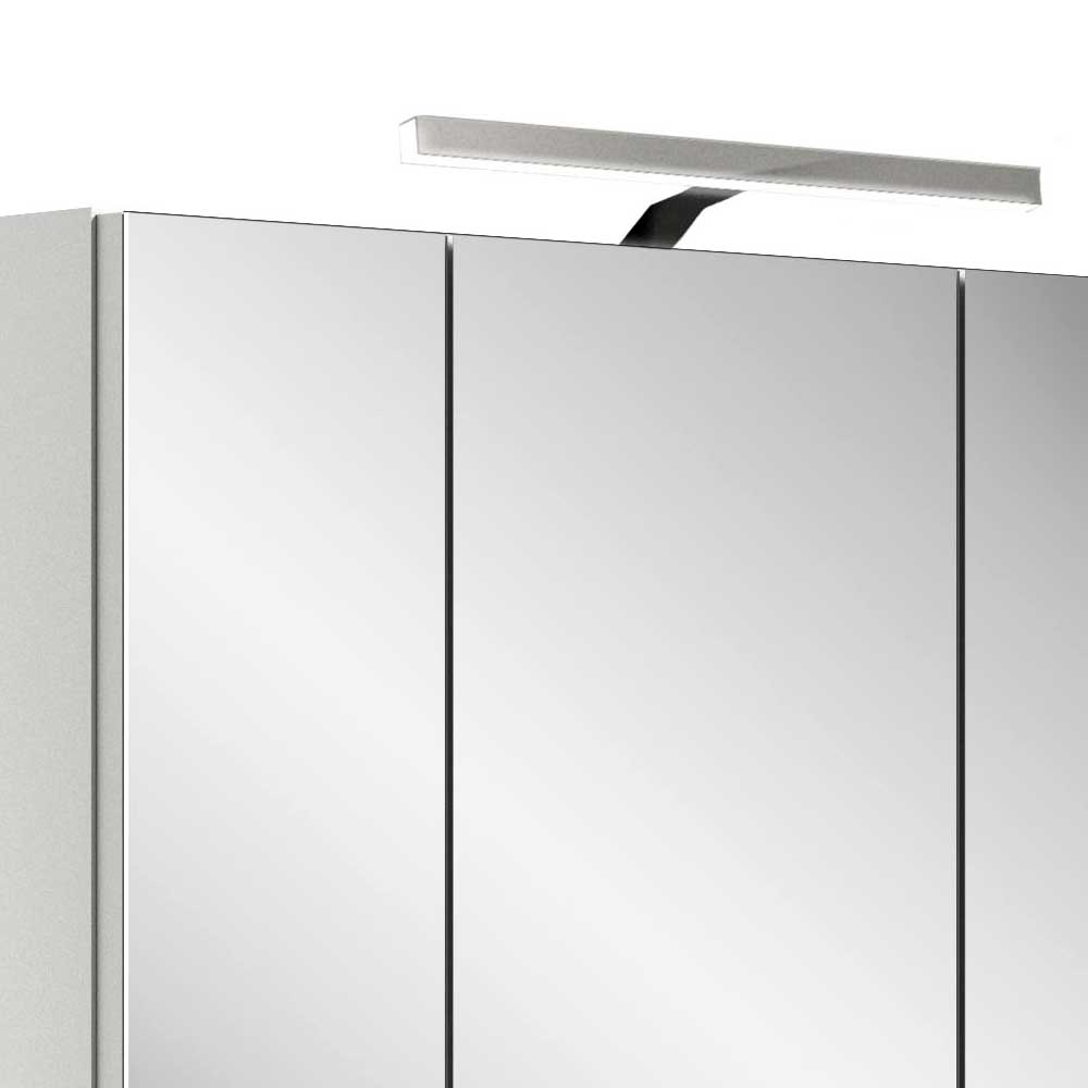 Badezimmer Spiegelschrank Anthrazit 60 & breit Lucca in cm Weiß