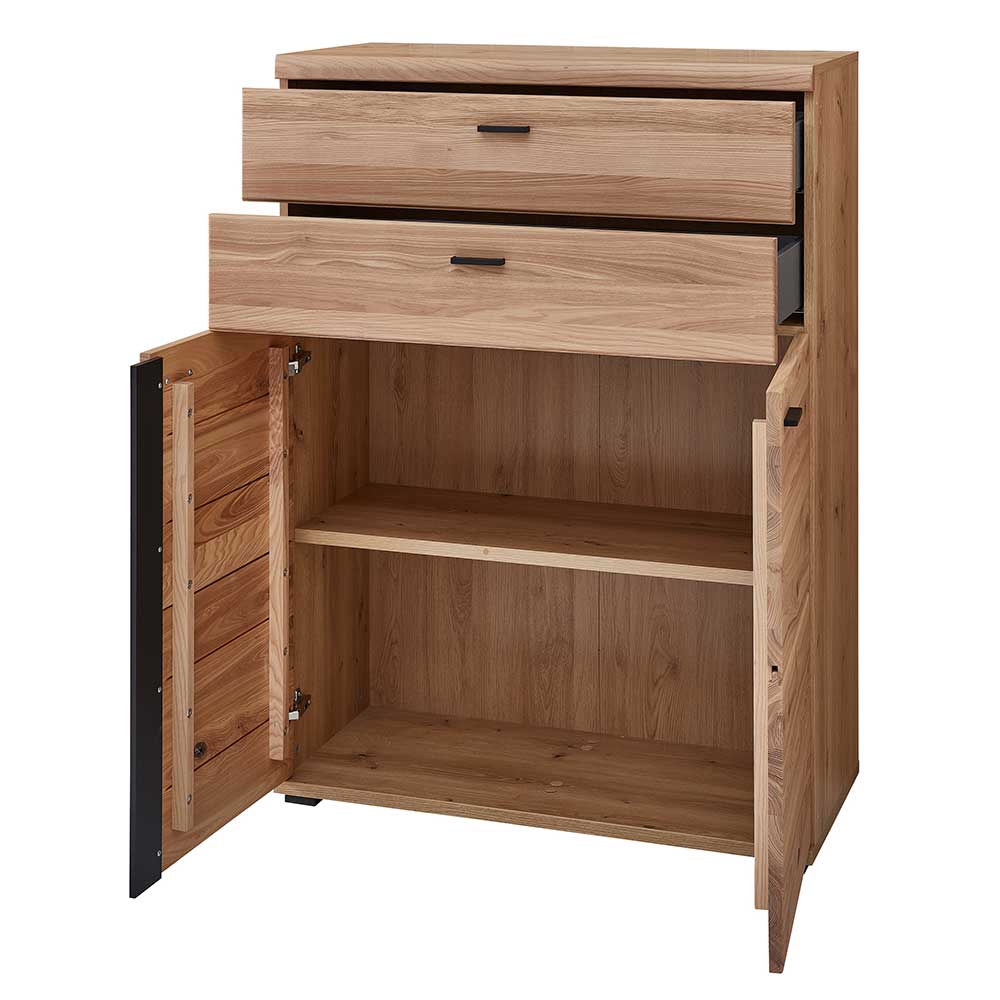 Aktenschrank Carsons mit zwei Schubladen 124 cm hoch