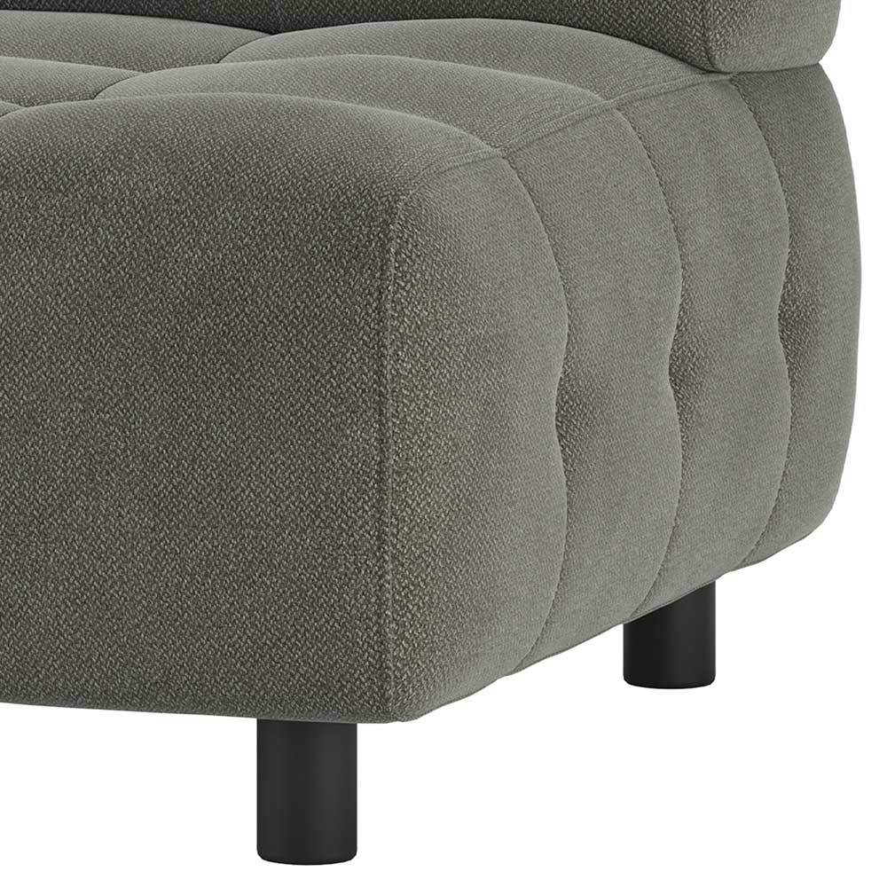 90 cm breites Modulsofa Element Luoton aus blassgrünem Webstoff 73 cm hoch