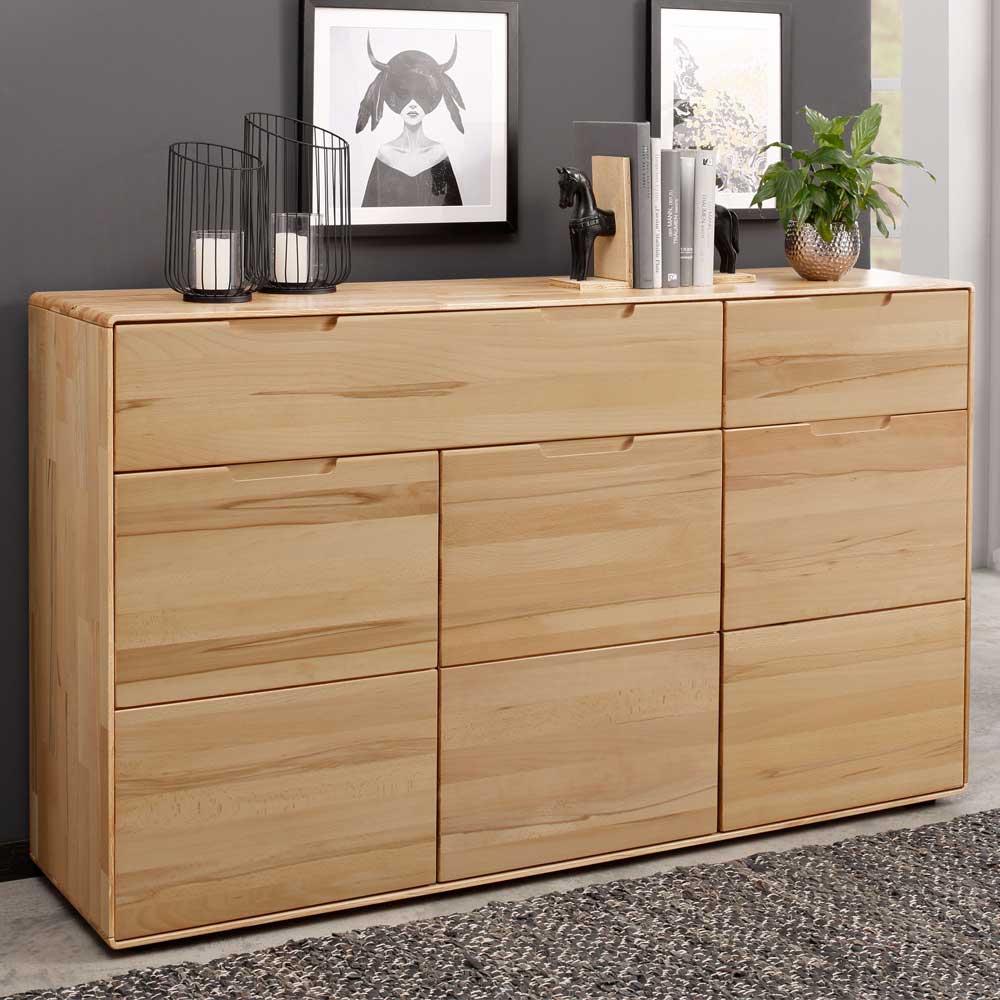 Sideboard Jocen aus Kernbuche Massivholz geölt