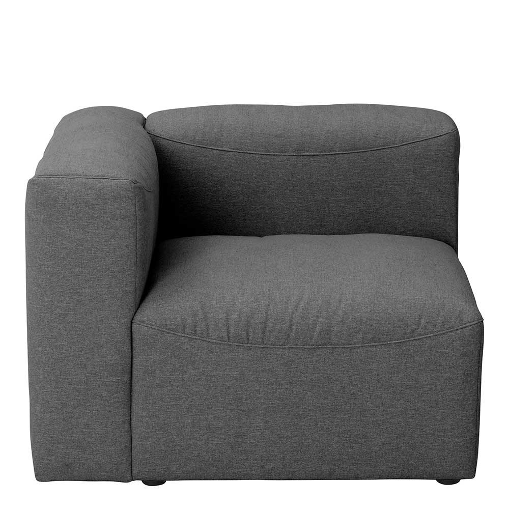 Modulsofa Felictia in Anthrazit Made in Germany (dreiteilig)