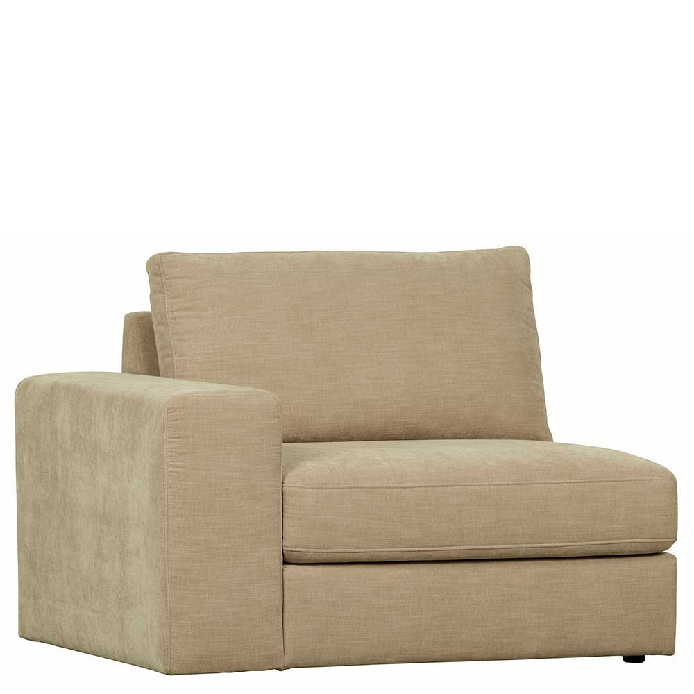 Zweisitzer Modulsofa Pilamonia in Beige - Rücken echt bezogen