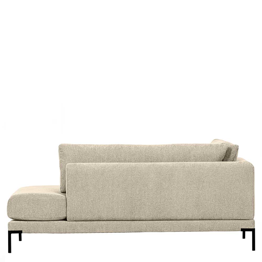 Lounge Element Chaiselongue Beige Imdyano 200 cm breit Lehne links