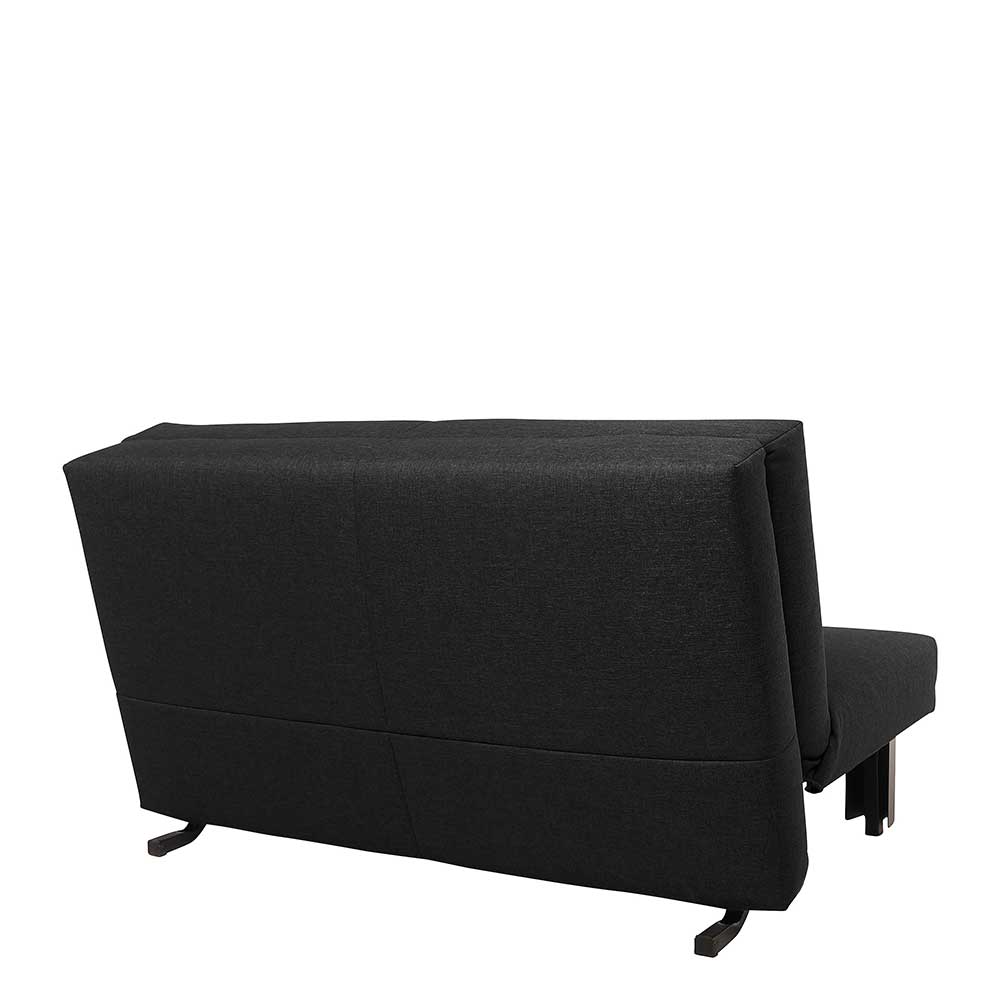 Zweisitzer Schlafsofa Clienta in Schwarz Made in Germany