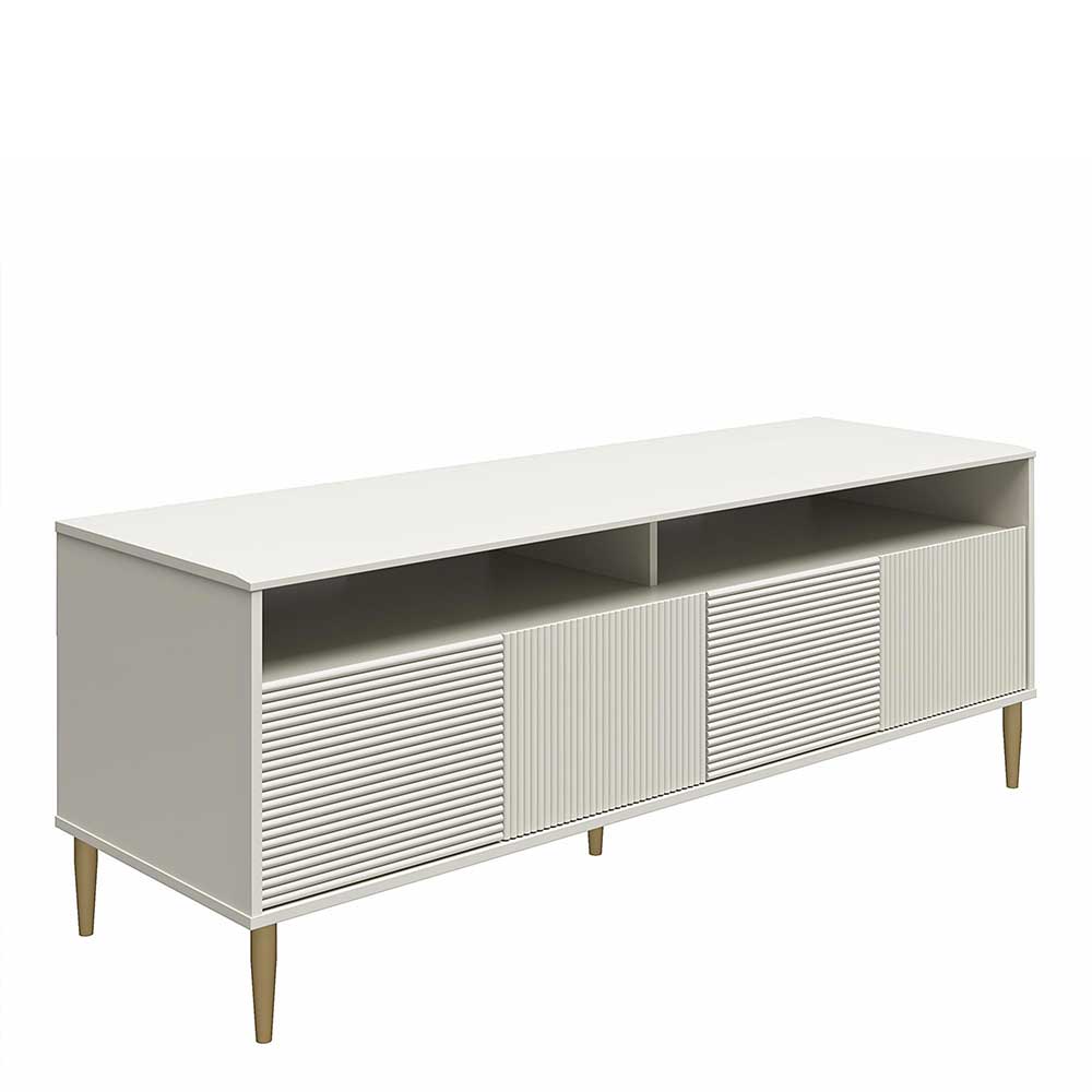 TV Lowboard Seletana in Taupe im Skandi Design