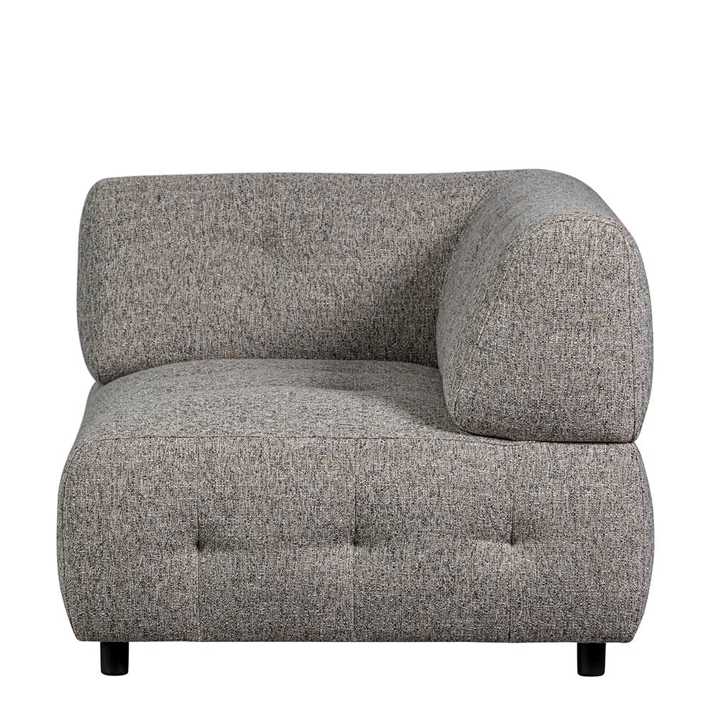 Modernes Sofa Element Modul Kyperia in Graubraun meliert 122 cm breit