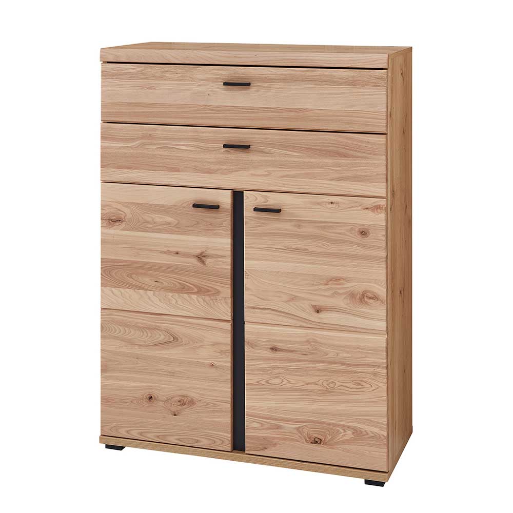 Aktenschrank Carsons mit zwei Schubladen 124 cm hoch