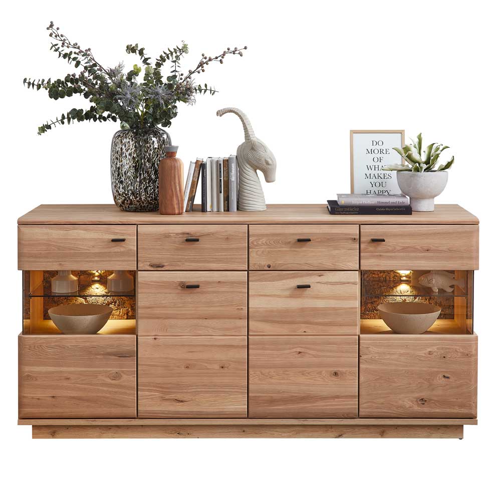 Esszimmersideboard Rhoen in modernem Design wahlweise mit Beleuchtung