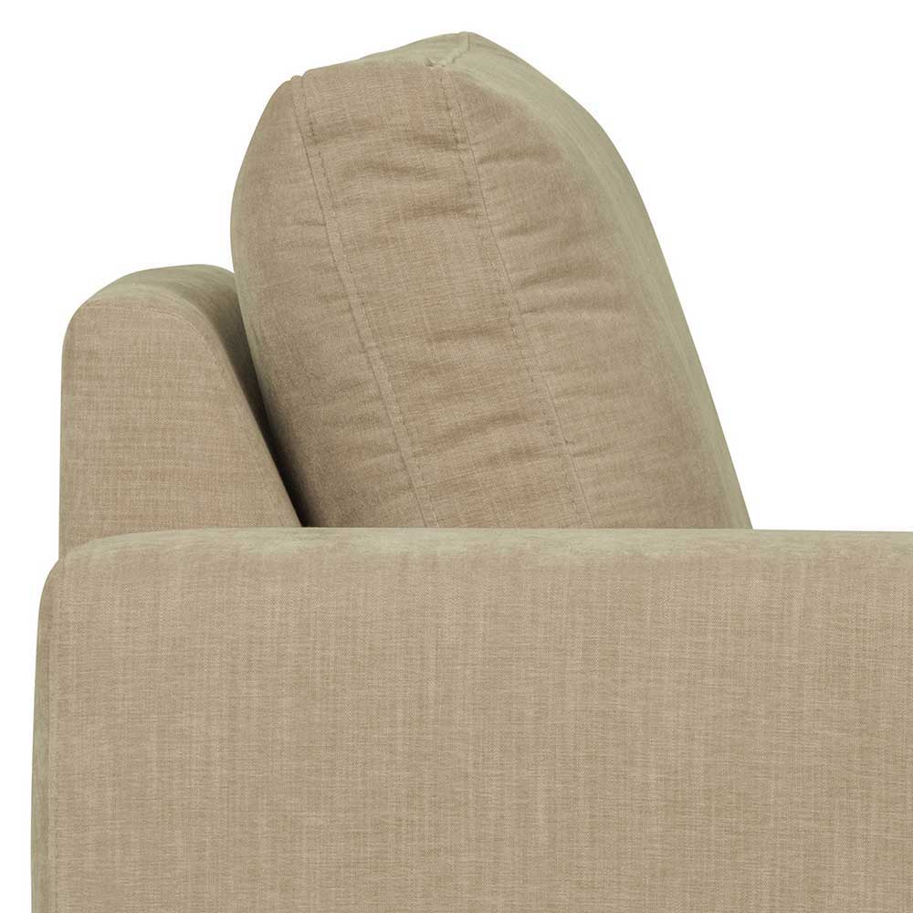 Zweisitzer Modulsofa Pilamonia in Beige - Rücken echt bezogen